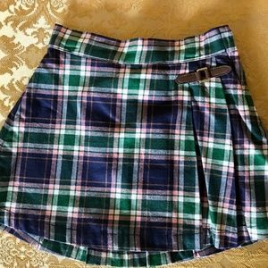Janie & Jack Pleated Plaid Skirt, Toddler Girls Size 4